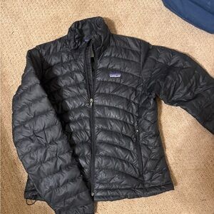 Patagonia Black Quilted Down Jacket